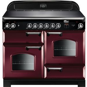 Falcon 100320502 Classic 110 Cranberry Chroom Keramisch fornuis