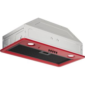 Wiggo WE-D630B(R) - Inbouw Afzuigkap - 60cm - Rood
