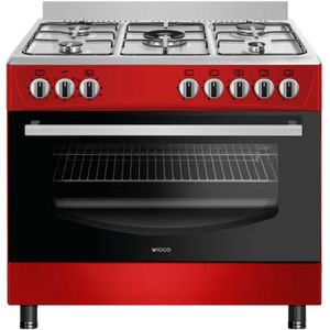 Wiggo WO-E905R(RX) Serie 5 - Gasfornuis - Red Inox