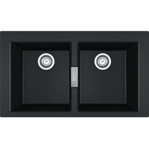 Franke 1430634552 S2D 620 TEC Carbon Black spoelbak