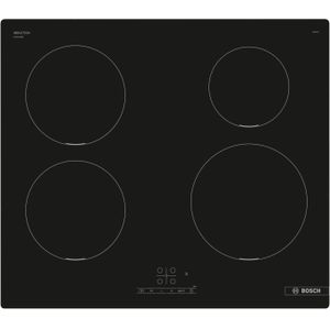 Bosch PUE611BB5D Serie 4, Inductiekookplaat, 60 cm, Zwart, opbouwmontage zonder rand