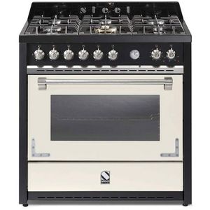 Steel X9F-6 fornuis Oxford 90 - Gas fornuis | Model 2024-Mat wit