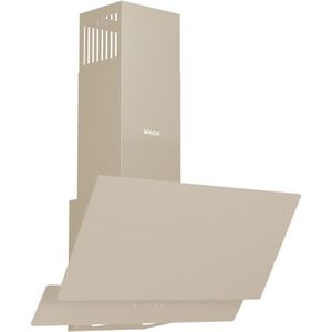 Wiggo WE-A642G(C)- Schuine Afzuigkap - 60cm - Creme