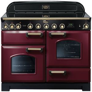 Falcon 100420511 Classic Deluxe 110 Cranberry Messing Inductie fornuis