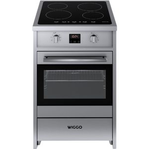 Wiggo WIO-E621A(XX) -vrijstaande inductie fornuis - 60cm - Inox