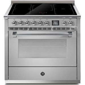 Steel AQ9S-5FI Fornuis Ascot 90 - Inductie Fornuis | Model 2024-Inox