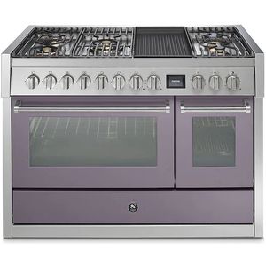 Steel GQ12SF-4BM fornuis Genesi 120 - Gas fornuis | Model 2024-Mat paars