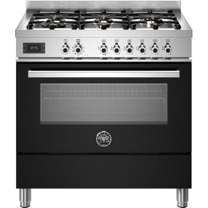 Bertazzoni PRO96L1ENET 90 cm 6-branders elektrische oven