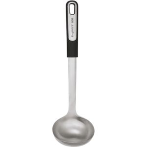 Rösle Keuken Roerlepel, Roestvrij Staal, Zilver/Zwart, 31 mm X 5 mm X 1 mm