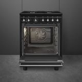 Smeg CX61GMBLNLK Fornuis met Gas Kookplaat