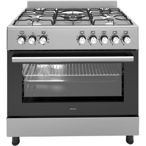 Wiggo WO-E906B(XX) Serie 6 - Gasfornuis - Inox