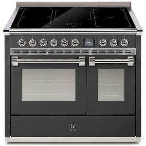 Steel AQ10SF-5FI Fornuis Ascot 100 - Inductie Fornuis | Model 2024-Mat antraciet