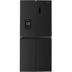 Wiggo WR-MD18(DX) - Amerikaanse Koelkast - 419L - Dark Inox