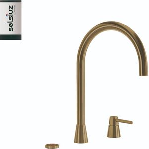 Selzius 350461 Osiris Cone Counter 3-in-1 Gold- (Titanium single boiler)