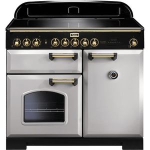 Falcon 100410611 Classic Deluxe 100 Wit Messing Inductie fornuis