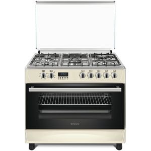 Wiggo WO-E909R(CX) Serie 9 - Gasfornuis - Cream Inox