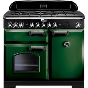 Falcon 100410710 Classic Deluxe 100 Groen Messing Gas fornuis