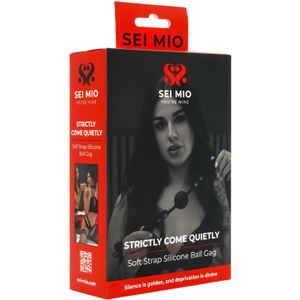 Sei Mio - balletjes mondknevel (zwart)