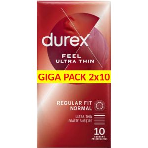 Durex Feel Ultra Thin - ultra realistische condooms (2x10 stuks)