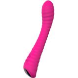 Sex HD Sunshine - oplaadbare, geribbelde G-spot vibrator (roze)