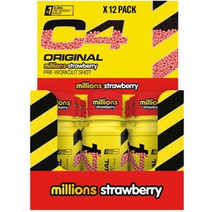 C4 Energy Shot 12x 60ml Millions Strawberry