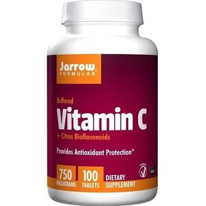 Vitamin C Buffered + citrusbioflavonoiden  100 tabletten | Jarrow Formulas