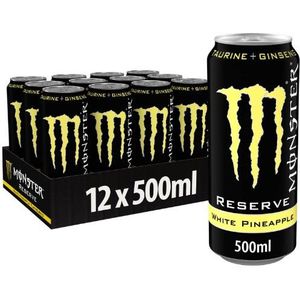 Monster - Reserve - Energy Drink - 12x 500ml - White Pineapple