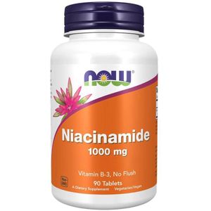 Now Foods - Niacinamide - 1000 mg - 90 Tabletten - Multivitaminen