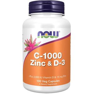 Vitamine C-1000, Zinc & D-3 100v-caps