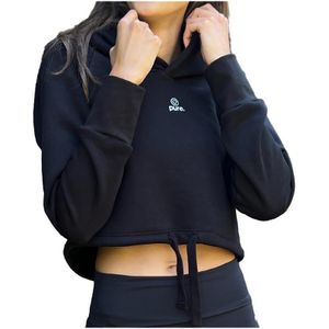 -Cropped Hoodie Pure. Maat L/XL