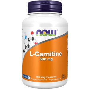 L-Carnitine 500mg Now Foods 180v-caps