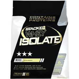 Whey Isolate Stacker 750gr Aardbei