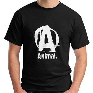 Animal Basic Logo T-Shirt Zwart Maat L