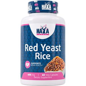 Rode Gist Rijst - 600mg - 60 Capsules - Haya Labs