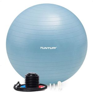 Tunturi - Anti Burst Fitnessbal - Zwart - PVC - Belastbaar tot 220 kg