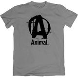 Animal - Basic Logo T-Shirt - Grijs