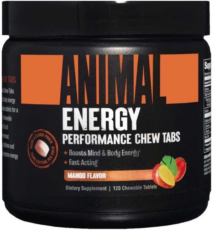Animal Energy Chews 120chewables Mango