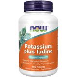 NOW Foods - Potassium plus Iodine - 180 Tabletten - 225mcg Jodium - 99mg Kalium