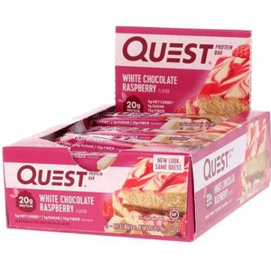 Quest Protein Bars 12repen White Chocolate Raspberry
