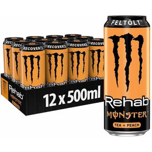 Monster Rehab - Perzik - Energiedrank - 12x 500ml