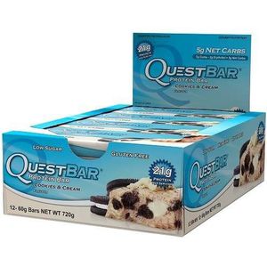 Quest Protein Bars 12repen Cookies & Cream