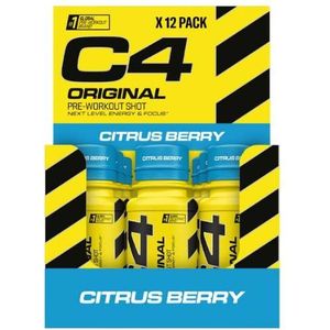 C4 Energy Shot 12x 60ml Citrus Berry