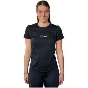 Women's Performance T-Shirt Pure. Maat M Zwart
