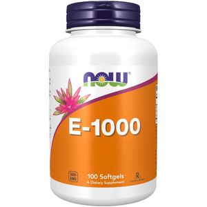 Vitamine E 1000 IU Now Foods 100softgels