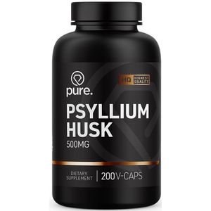 -Psyllium Husk 500mg 200v-caps