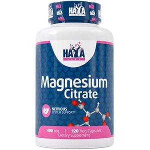 HAYA LABS - Magnesium Citrate - 400mg - 120 Capsules