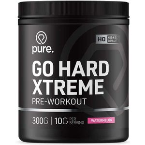 Pure - Go Hard Xtreme - Pre Workout Supplement - Watermelon - 300g - 30 servings