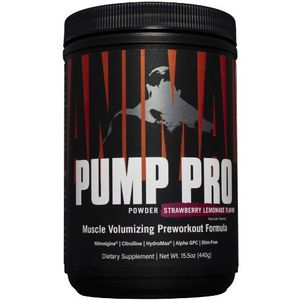 Animal Pump Powder Pro 20servings Strawberry Lemon