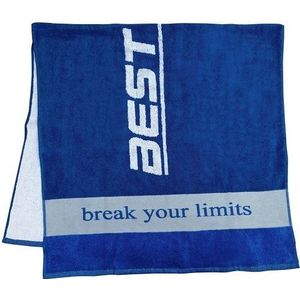 Best Body Nutrition - Towel - Blauw - Handdoek - Groot van Formaat