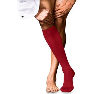 FALKE - Luxury Line - Kniekousen - Rood Cardinal - 1 Paar